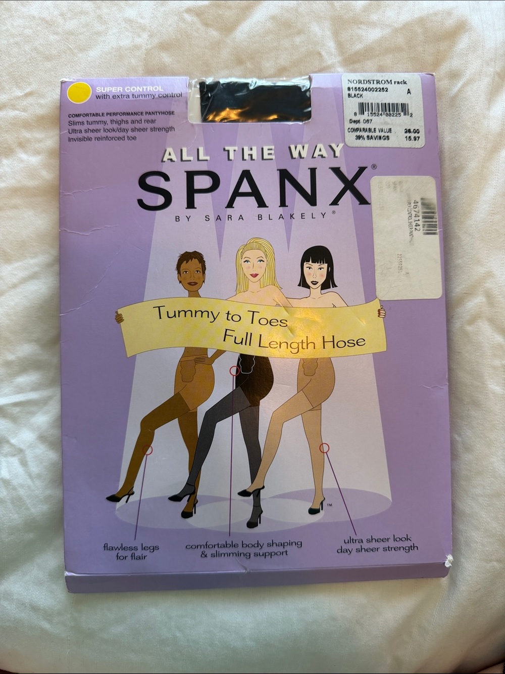 SPANX Black Pantyhose - Picture 1 of 4